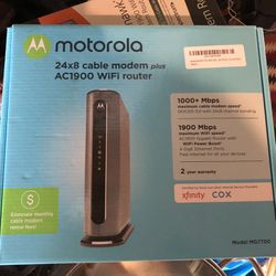 Motorola AC1900 Modem Router Combo
