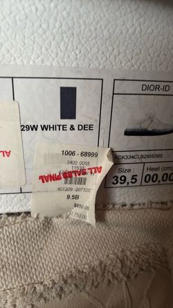 Dior-ID sneakers White Size 9.5B