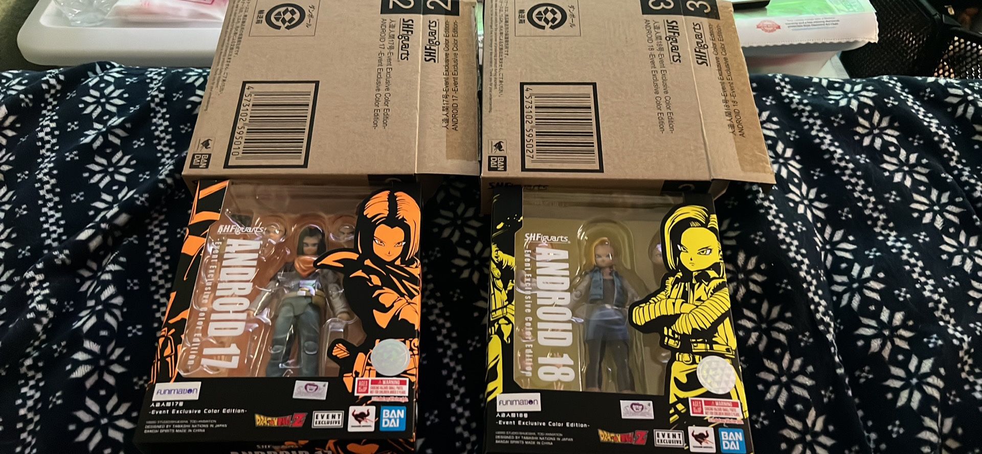 Sh Figuarts android 17 18 