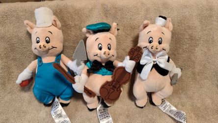 Disney 100th The Three Little Pigs Plush Set