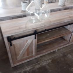 Rustic Oak Tv Stand 