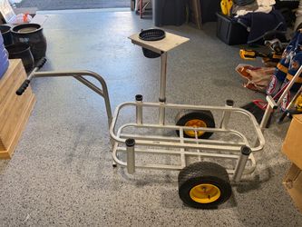 Fishing cart for beach and pier
