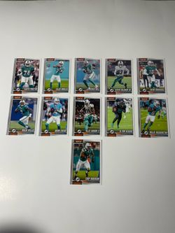 2026 Topps Football Miami Dolphins Complete Team Set of 12 Cards