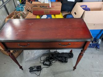Vintage  wood console table