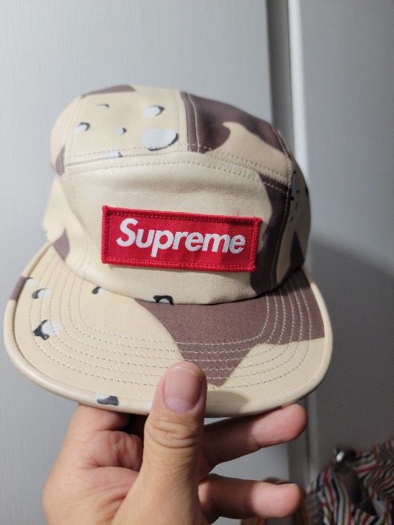 Supreme Leather Hat 