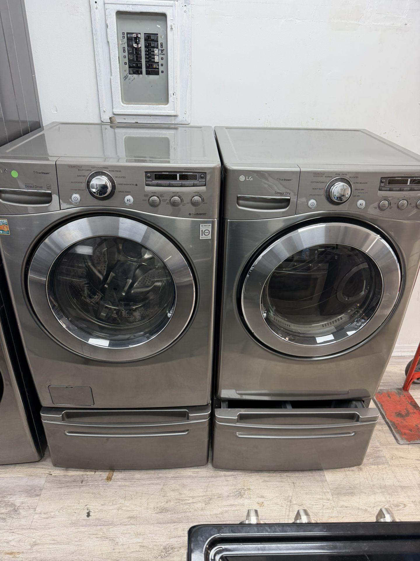 Set Lavadora Secadora LG Gas Y Eléctrica