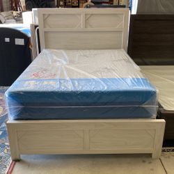 Sale New Queen Size Bed With Mattres Free Deliver 