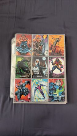 Full 1992 Marvel Masterpiece Card Collection