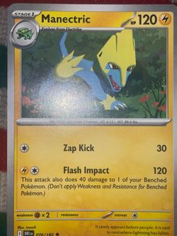 Manectric 076/182 Pokémon TCG Card