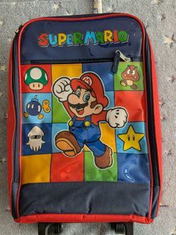 Super Mario rolling luggage