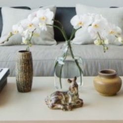 🛋️ Custom Liagre-Inspired Sofa – 96” Long – Like New