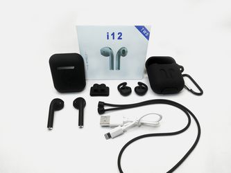 overvåge Anerkendelse Udløbet i12 TWS Wireless Bluetooth EarPods Black Earbuds / Headphones for Sale in  Frostproof, FL - OfferUp