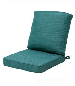 Crestlive Outdoor Chair Cushion~NEW~22" x 21" Green-1pc Patio Chair Cushion w water resistant Removable Cover