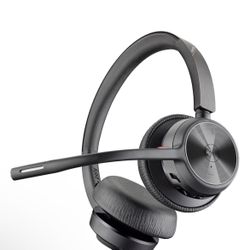 Poly Voyager 4320 Wireless Noise Cancelling Stereo Headset with Mic - Black VG