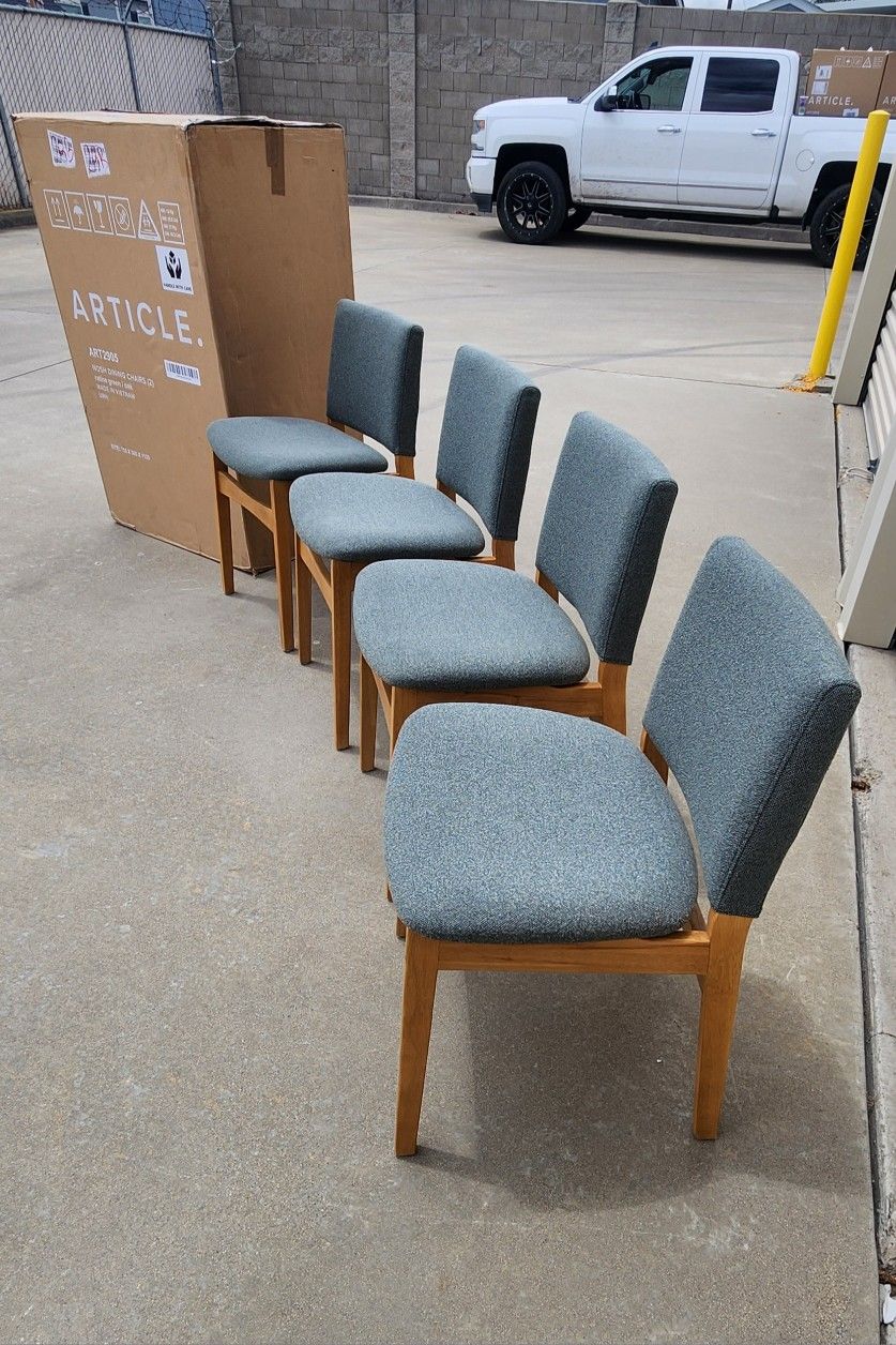 NEW!! Article Nosh Dining Chairs (4)