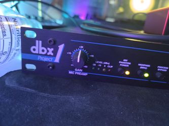 Dbx project 1 286a mic preamp processor