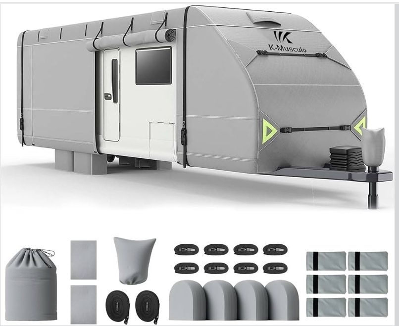 RV Cover, Heavy Duty Travel Trailer Cover