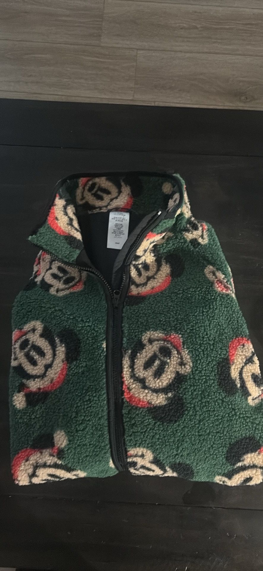 Disney Holiday Zip Fleece Jacket - Large *BRAND NEW WITH TAG*