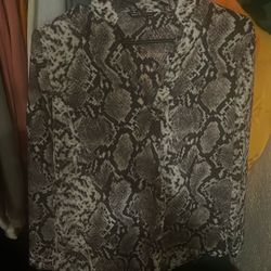 Patterned Snake Skin Long Sleeve 