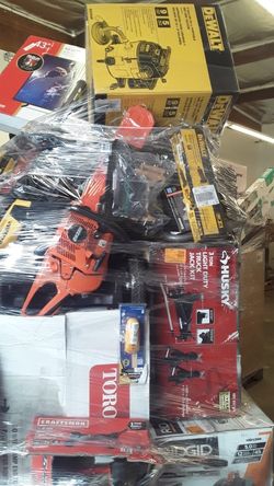 Super mix Miscellaneous Tools  Home depot And Lowe's Pallets 