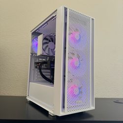 FAST Custom Whiteout Gaming PC Computer (i5 6500, 16GB RAM, GTX 1660, 250GB NVMe SSD + 1TB HDD)