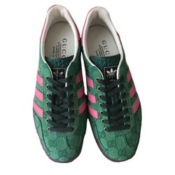 ucci x Wmns Gazelle 'Green GG Monogram