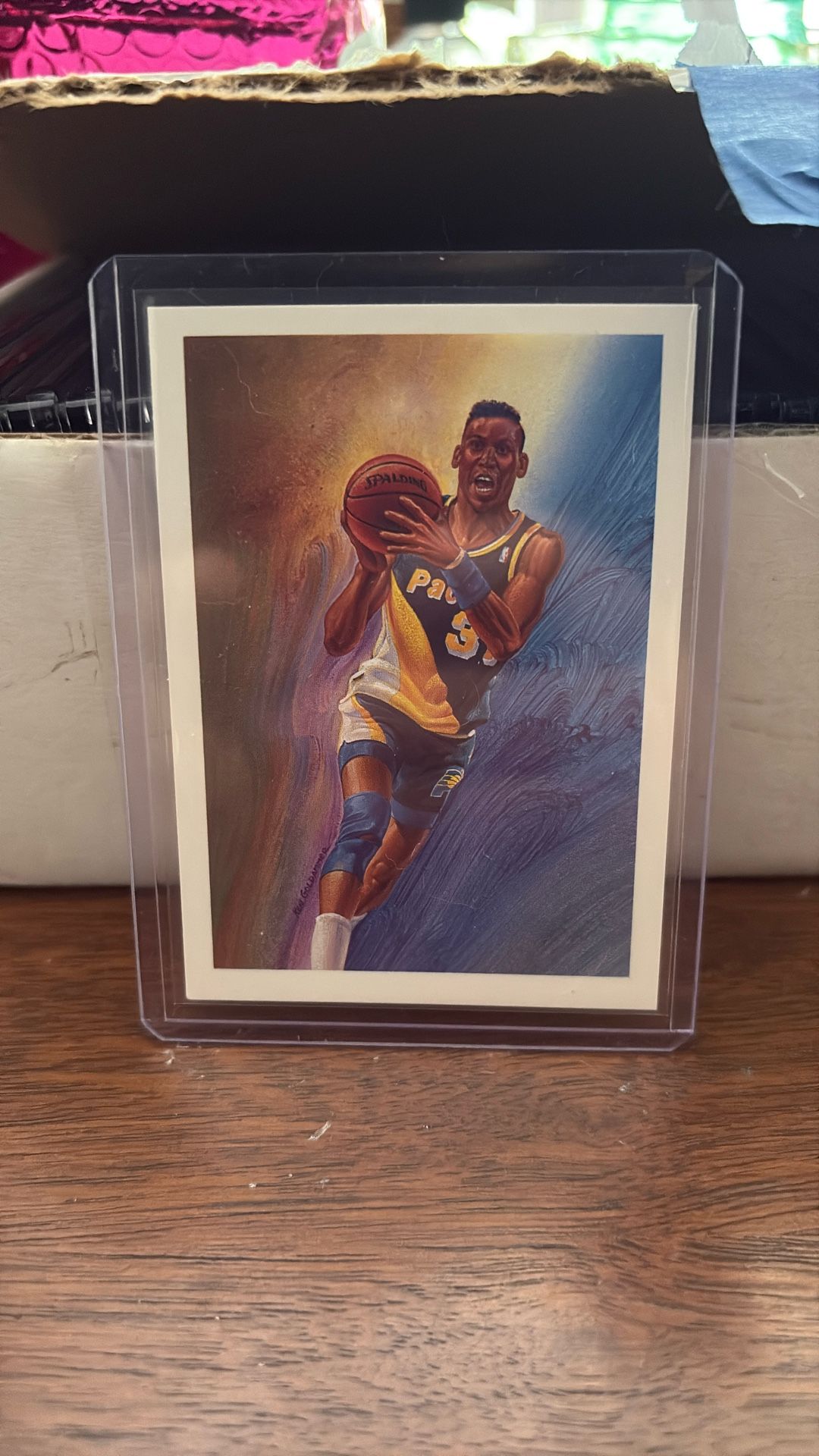 1990 Vintage NBA Hoops Reggie Miller-mint