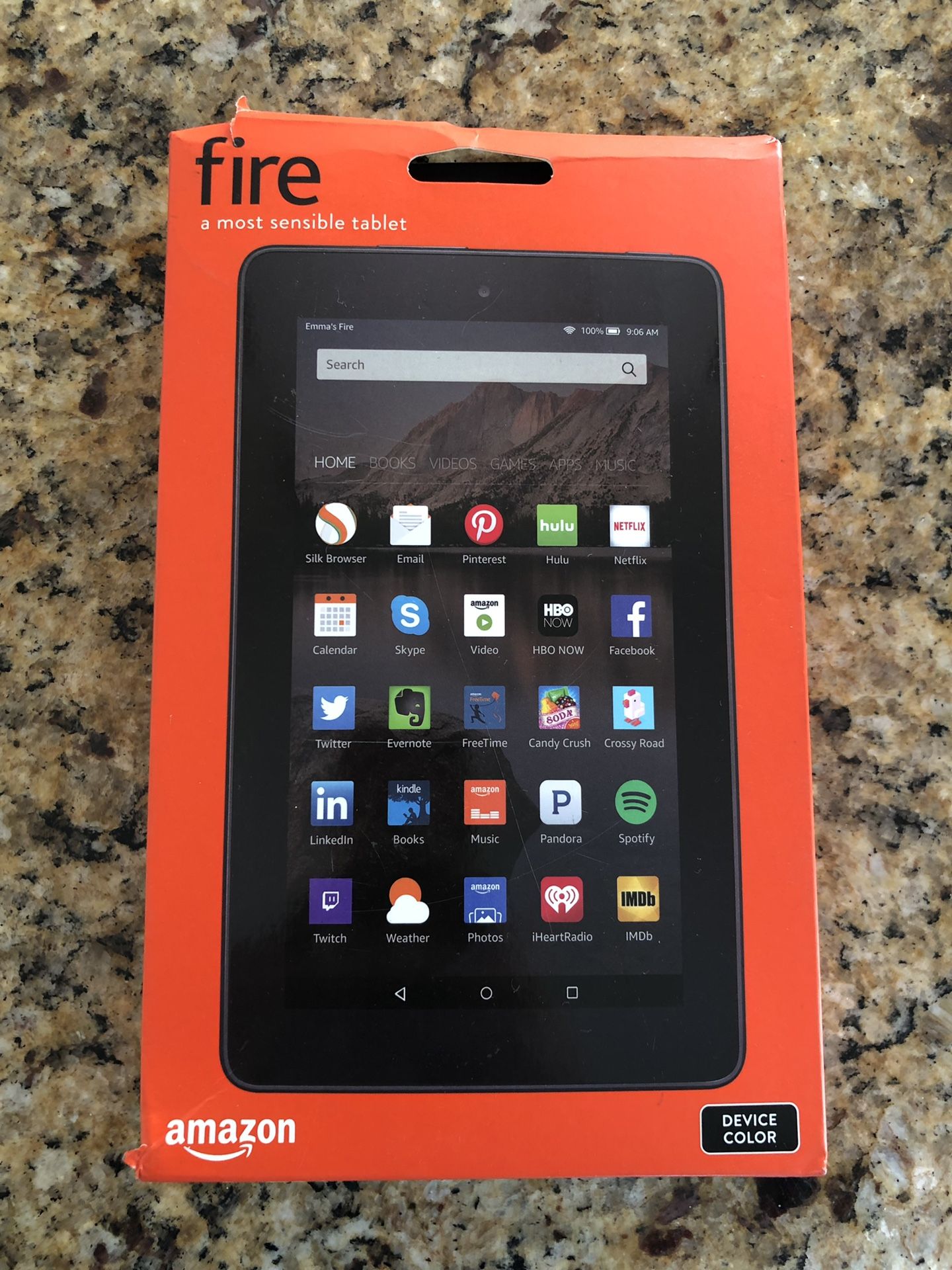 Never used Amazon Fire tablet