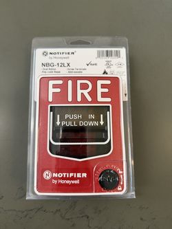 Honeywell Notifier NBG-12LX Fire Alarm Addressable Pull Station Key Lock
