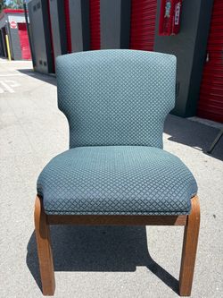 Upholstered Accent Chair with Wood Frame