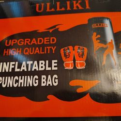 Upgraded High Quality Inflatable Punching Bag With Gloves