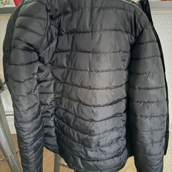 Black Puffer Jacket Men 