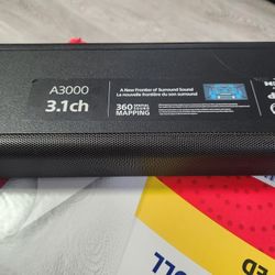 Sony atmos A3000 premium 3.1 channel soundbar w built in subwoofer.