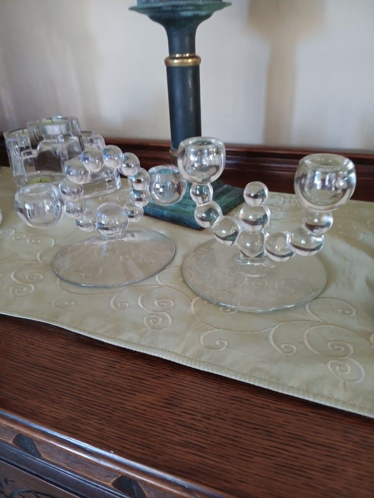 $15 Vintage Candle Holders, Beautiful Pair.