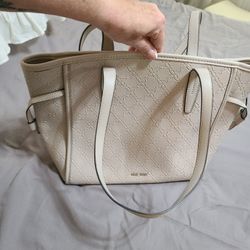 Handbag By Nine West Pale Gray Color