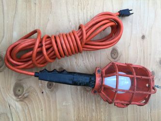 Incandescent work light hangable