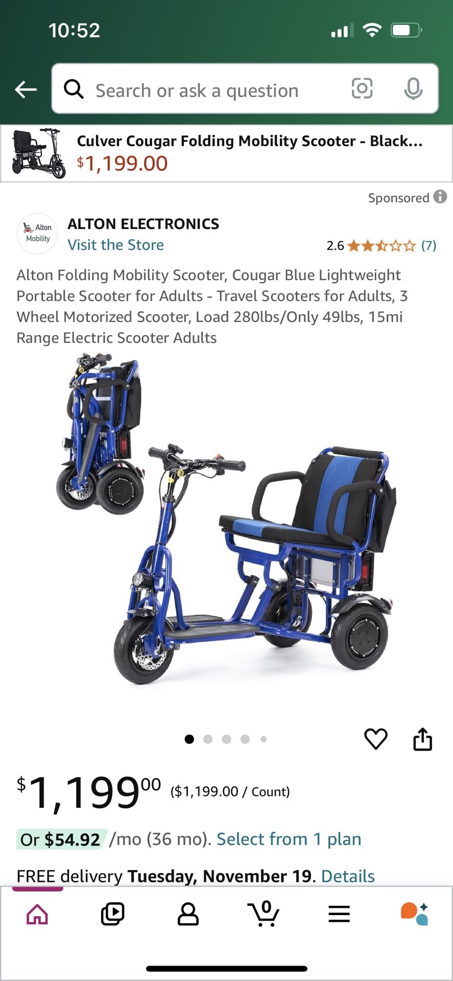 Alton Electric Mobility Scooter