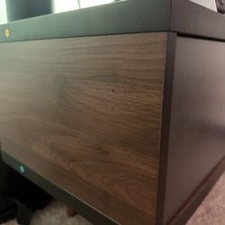 Bestier Mid Century Modern TV Stand for 85 inch tv, Entertainment Center with Storage, Ancona Walnut