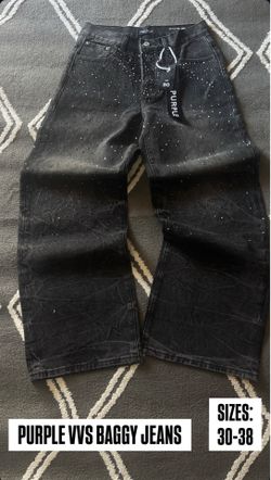 Purple VVS Baggy Jeans