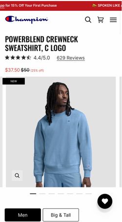 Men’s medium Champion crew neck sweatshirt