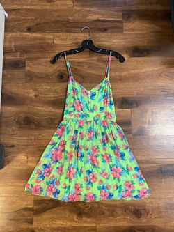 Floral Spaghetti Strap Mini Dress