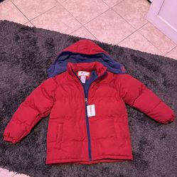 Brand New Red Winter Hoodie Jacket Size 14/16  Inside extra layer of fleece for extra warmth