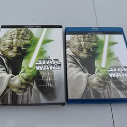 Star Wars DVD+BlueRay Episodes 1 2 And 3