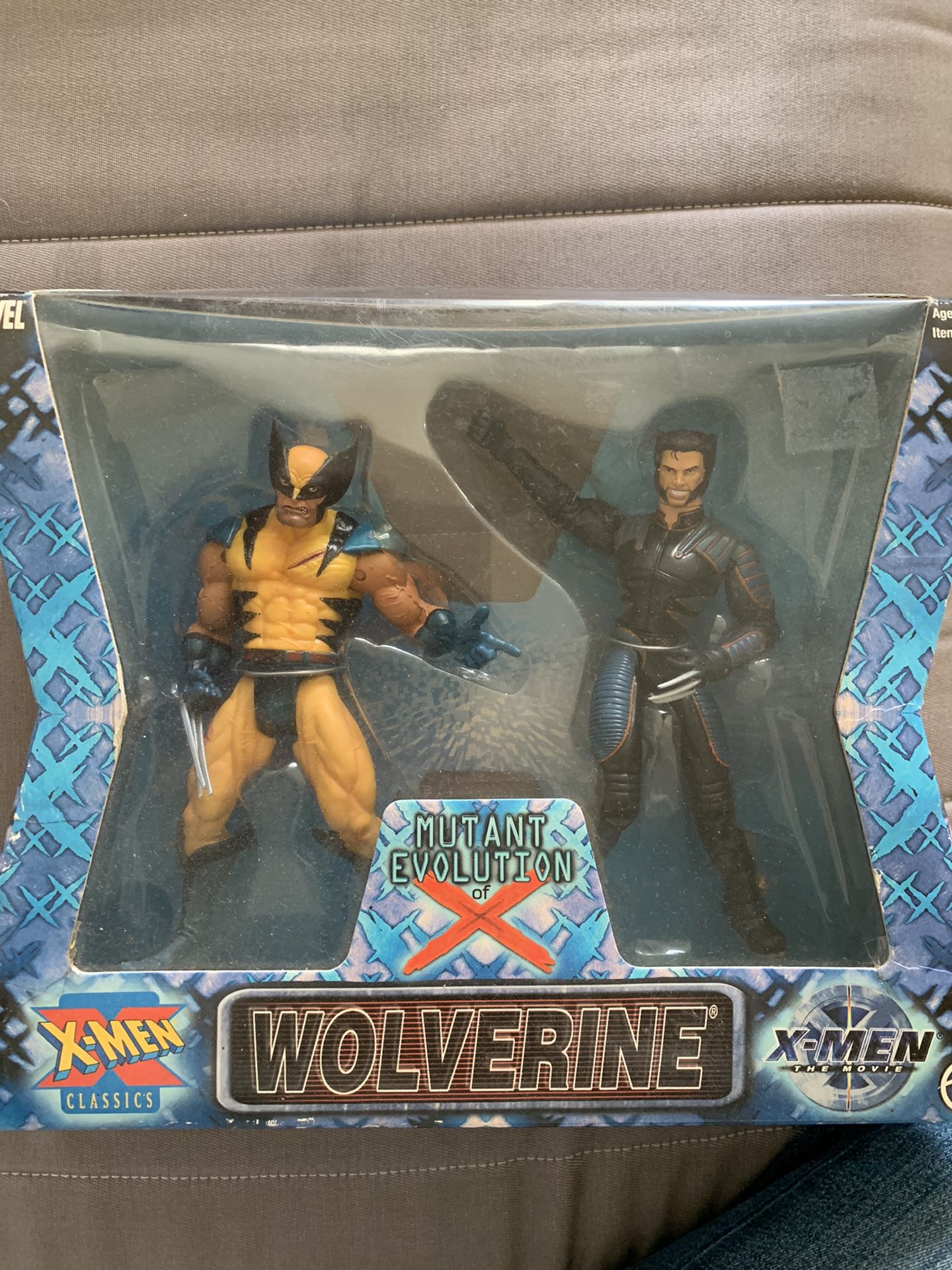 Wolverine Mutant Evolution of X Twin Pack action Figure set NIB
