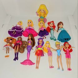 assorted mini figures... Winx, Polly Pocket, Lalaloopsy, Disney Little Kingdom, and more