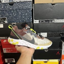 Nike React Element 87 Desert Sand size 8.5 VNDS