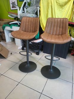 Height Adjustable Barstools Set Of 2