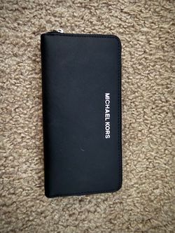 Michael Kors Black Zip-Around Wallet