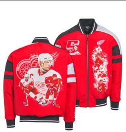 NHL Nicklas Lindstrom Bomber jacket reversible limited edition 61 of 99