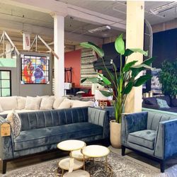 Sofa And A Chair In Stock For Immediate Delivery